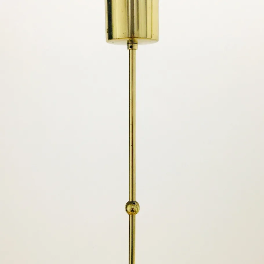 Sale Pamono Space Age Sputnik Brass & Glass Globes Ceiling Light from Kaiser Leuchten, Germany, 1960s