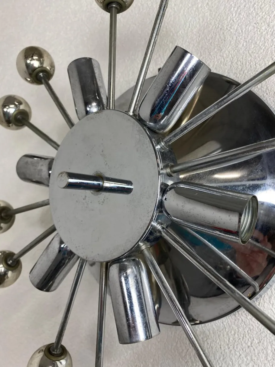 New Pamono Space Age Sputnik Wall Lamp, 1960s