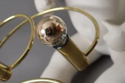 Clearance Pamono Space Age Swirl Ceiling Lamp in Brass from Cosack