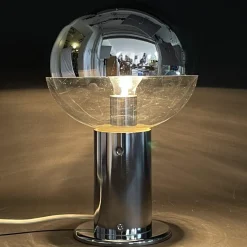 Pamono Space Age Table Lamp attributed to Motoko Ishii for Staff Leuchten, Germany, 1970s