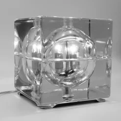 Outlet Pamono Space Age Table Lamp by Alessandro Mendini for Fidenza Vetraria, Italy, 1967