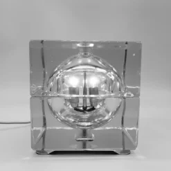 Outlet Pamono Space Age Table Lamp by Alessandro Mendini for Fidenza Vetraria, Italy, 1967