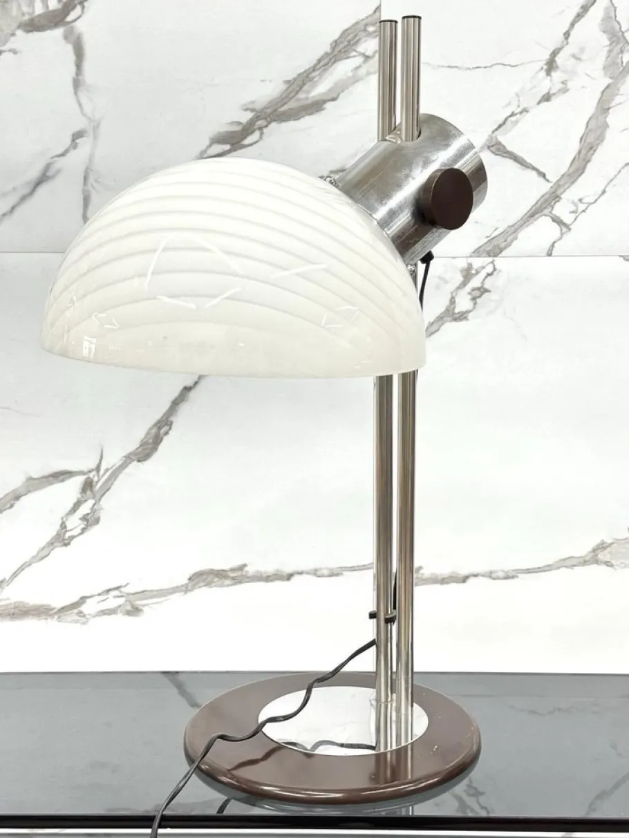 Discount Pamono Space Age Table Lamp in Glass, 1970