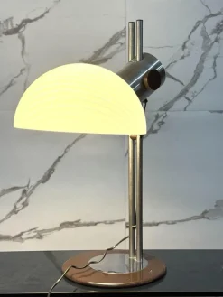 Discount Pamono Space Age Table Lamp in Glass, 1970