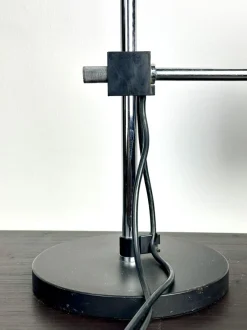 New Pamono Space Age Table Lamp with Adjustable Chrome Ball Shades by Reggiani, 1970s