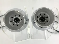 Best Pamono Space Age Table Lamps in Acrylic Glass by Gino Sarfatti for Arteluce, Set of 2