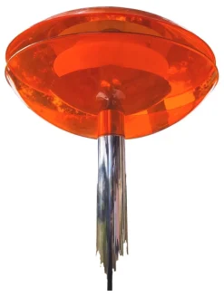Best Pamono Space Age UFO Floor Lamp in Acrylic Glass, Italy, 1970s