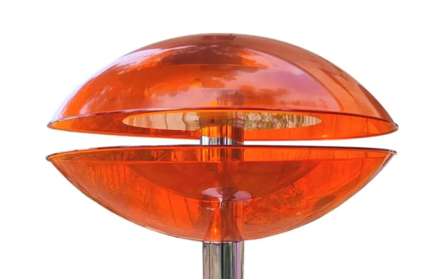 Best Pamono Space Age UFO Floor Lamp in Acrylic Glass, Italy, 1970s