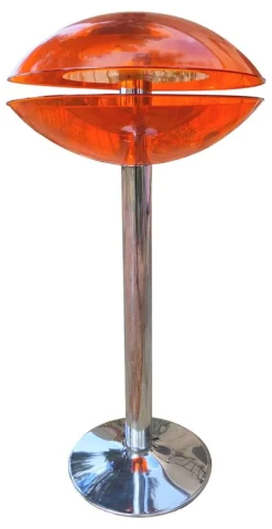 Best Pamono Space Age UFO Floor Lamp in Acrylic Glass, Italy, 1970s