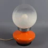 Best Pamono Space Age UFO Table Lamp in Metal and Murano Glass, 1970s
