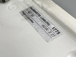 Clearance Pamono Space Age Wall Light from Glashütte Limburg, 1960s