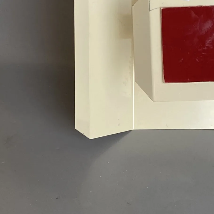 Hot Pamono Space Age Wall Light in Red Murano Glass, Italy, 1970s