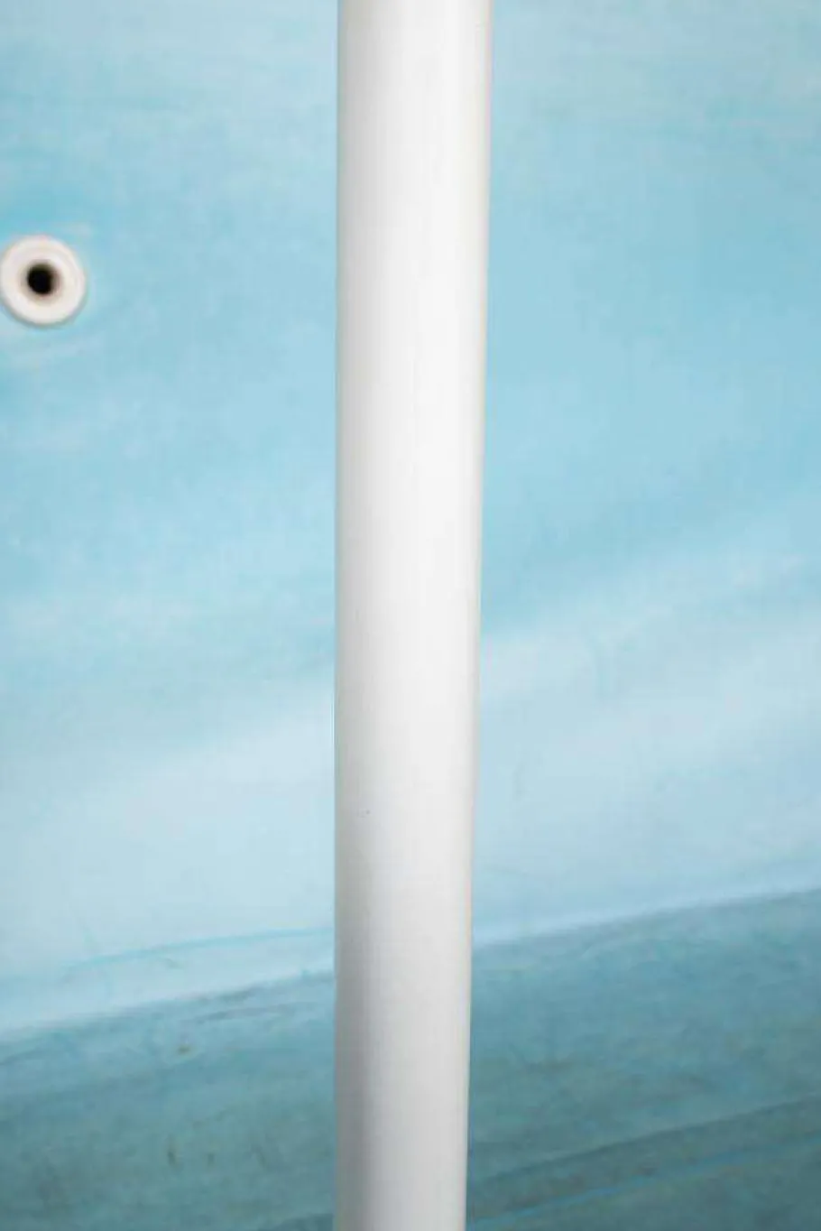 Hot Pamono Space Age Waterfall Floor Lamp in White