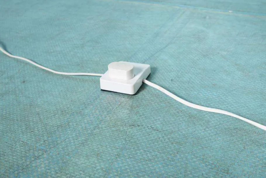 Hot Pamono Space Age Waterfall Floor Lamp in White