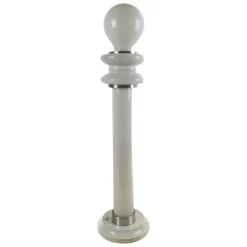 Hot Pamono Space Age White Opaline Floor Lamp, Italy, 1970s