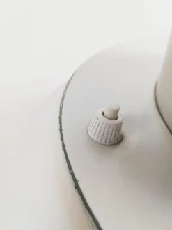 Hot Pamono Space Age White Opaline Floor Lamp, Italy, 1970s