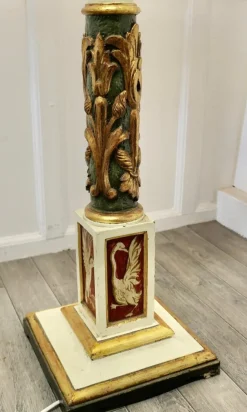 Sale Pamono Spanish Folk Art Floor Standing Standard Lamp, 1920s