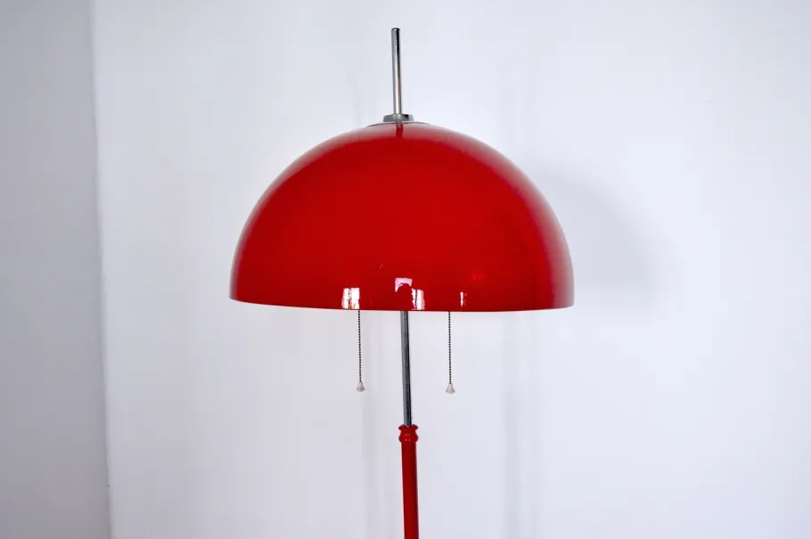 New Pamono Spanish Height-Adjustable Mushroom Floor Lamp, 1970s
