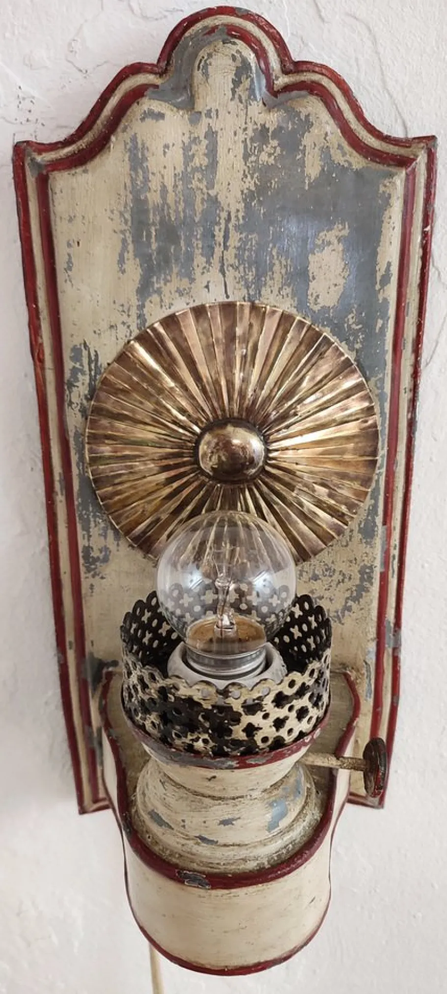 New Pamono Spanish Rustic Wall Light, 1940s