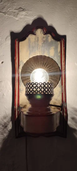 New Pamono Spanish Rustic Wall Light, 1940s