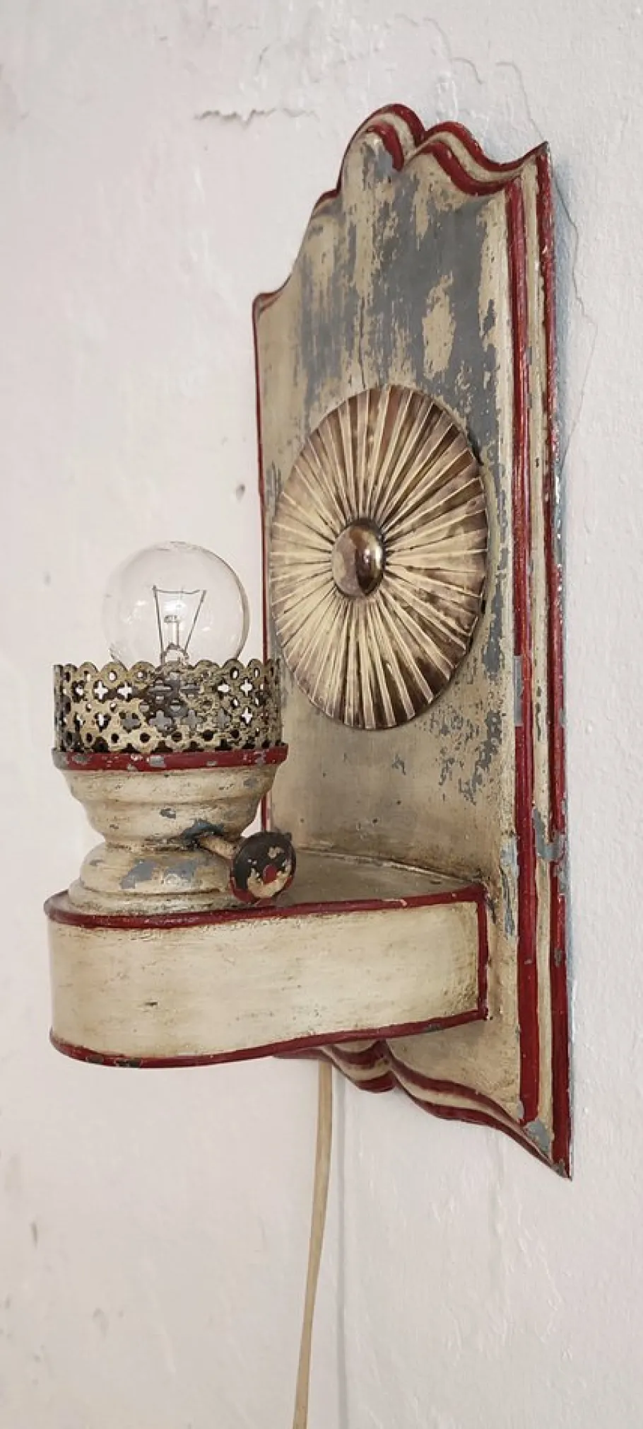 New Pamono Spanish Rustic Wall Light, 1940s