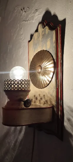 New Pamono Spanish Rustic Wall Light, 1940s