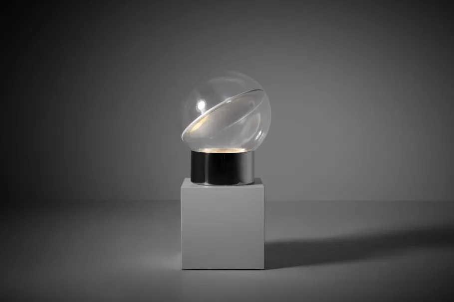 Outlet Pamono Sphere Model 4043 Table Lamp by Filippo Panseca for Kartell, Italy, 1960s