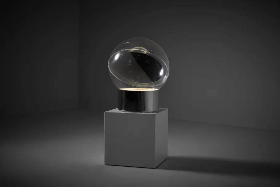 Outlet Pamono Sphere Model 4043 Table Lamp by Filippo Panseca for Kartell, Italy, 1960s