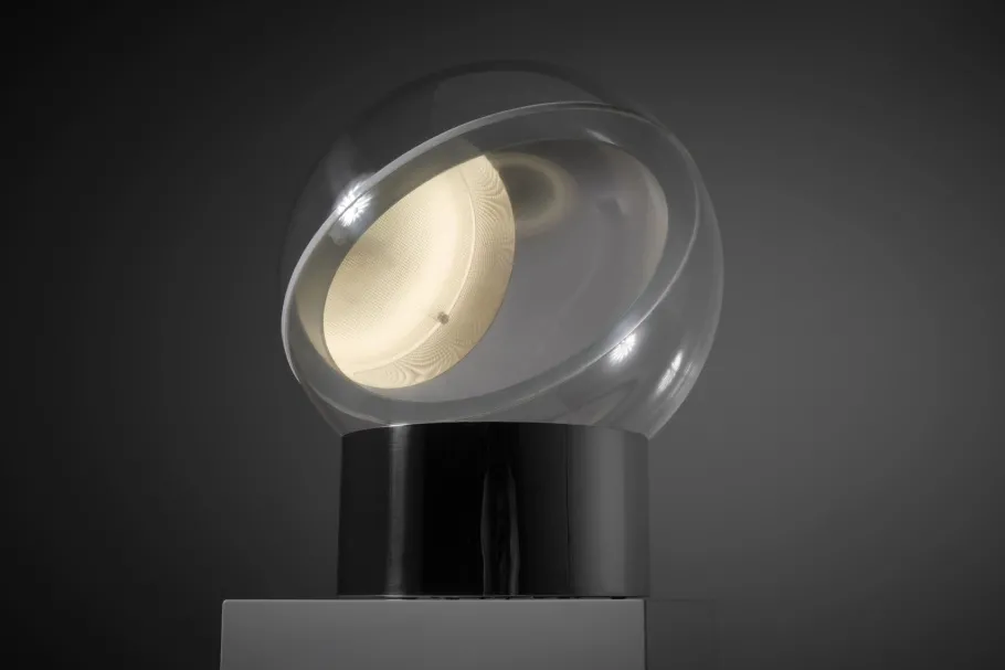 Outlet Pamono Sphere Model 4043 Table Lamp by Filippo Panseca for Kartell, Italy, 1960s