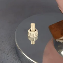 Hot Pamono Sphere Table Lamp in Pink Murano Glass, 1950s