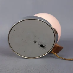 Hot Pamono Sphere Table Lamp in Pink Murano Glass, 1950s