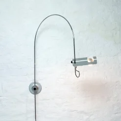 New Pamono Spider Wall Lamp by Joe Colombo for Oluce, 1967