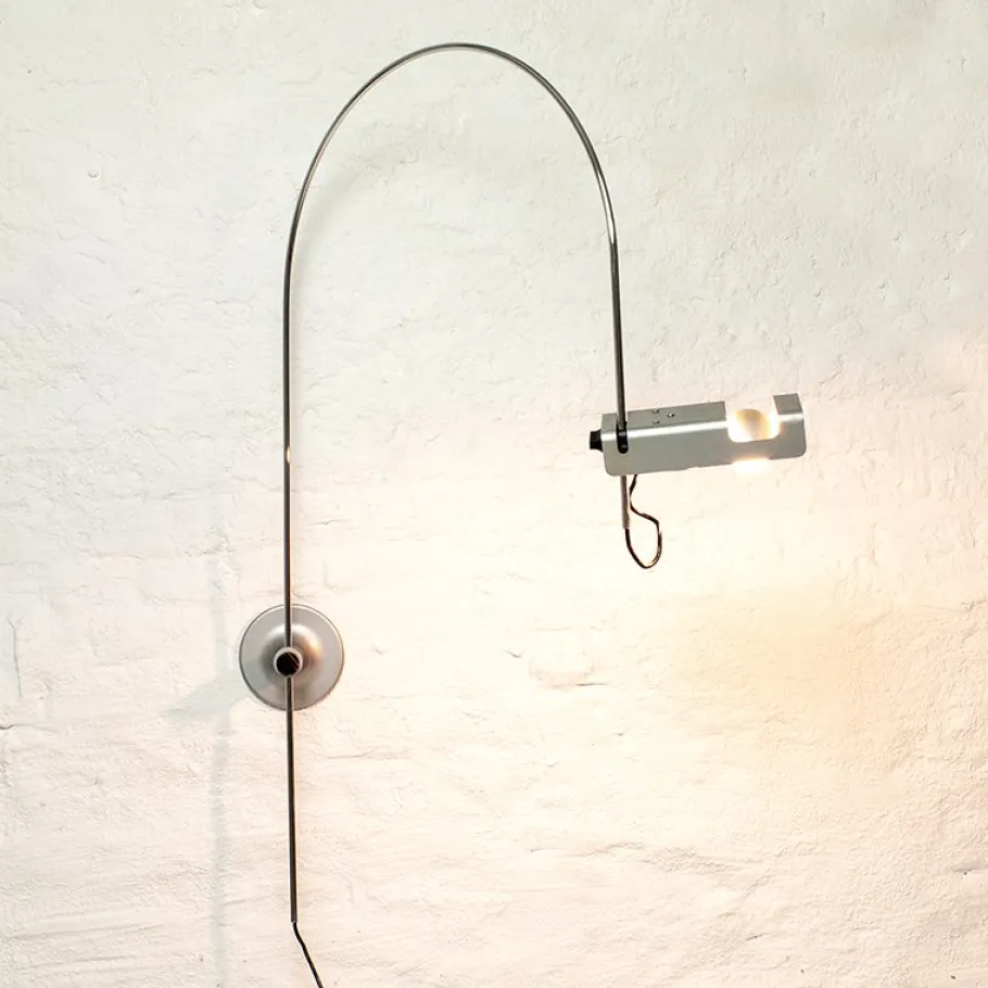 New Pamono Spider Wall Lamp by Joe Colombo for Oluce, 1967