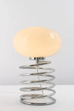 Outlet Pamono Spiral Table Lamp by Ingo Maurer, 1970s