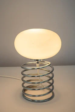 Outlet Pamono Spiral Table Lamp by Ingo Maurer, 1970s