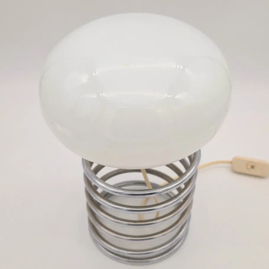 Outlet Pamono Spiral Table Lamp from Ingo Maurer, 1970s