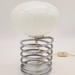 Outlet Pamono Spiral Table Lamp from Ingo Maurer, 1970s