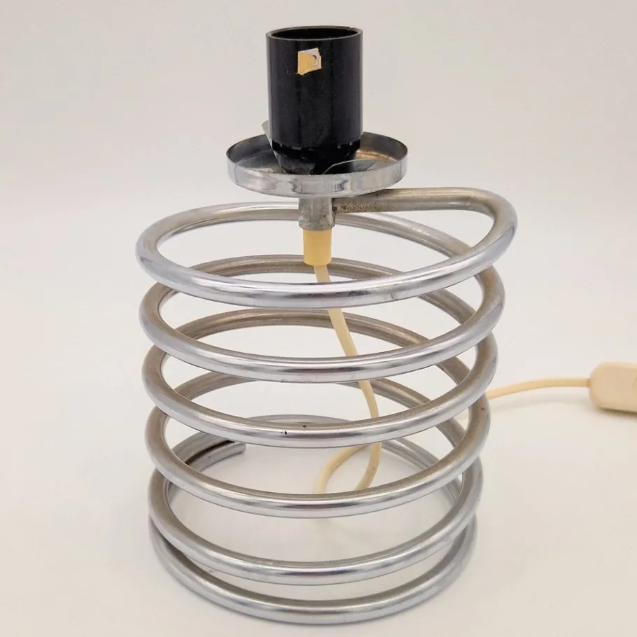 Outlet Pamono Spiral Table Lamp from Ingo Maurer, 1970s