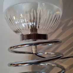 Pamono Spring Desk Lamp from Ingo Maurer, 1970s