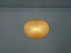 Discount Pamono Spun Fiberglass Pendant Lamp, Germany, 1960s