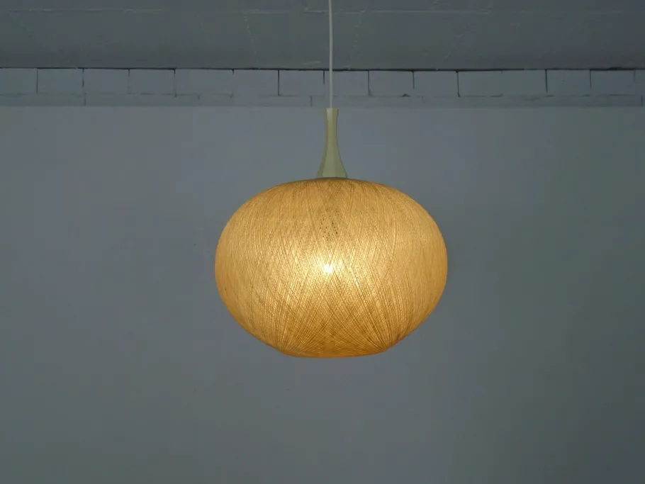 Discount Pamono Spun Fiberglass Pendant Lamp, Germany, 1960s