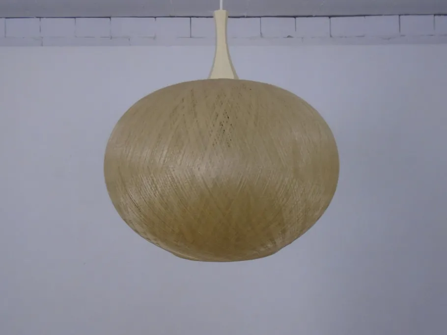 Discount Pamono Spun Fiberglass Pendant Lamp, Germany, 1960s