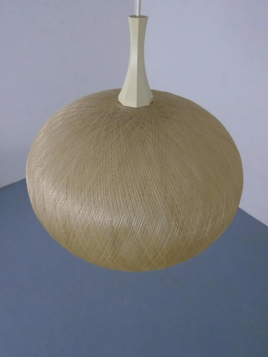 Discount Pamono Spun Fiberglass Pendant Lamp, Germany, 1960s
