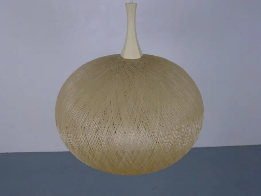Discount Pamono Spun Fiberglass Pendant Lamp, Germany, 1960s