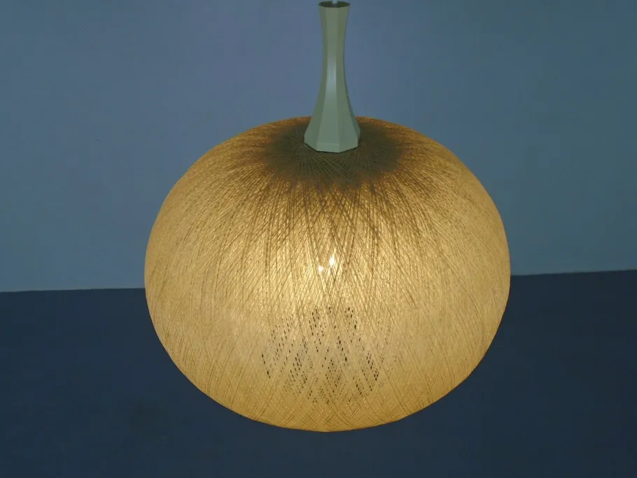 Discount Pamono Spun Fiberglass Pendant Lamp, Germany, 1960s