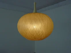Discount Pamono Spun Fiberglass Pendant Lamp, Germany, 1960s