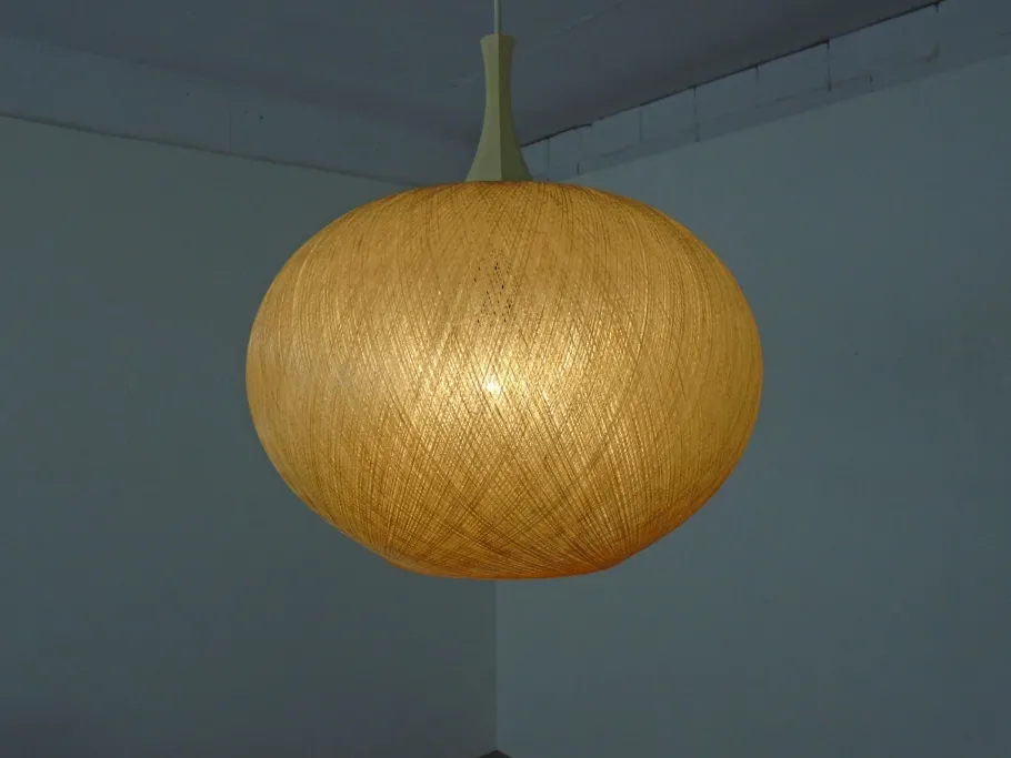 Discount Pamono Spun Fiberglass Pendant Lamp, Germany, 1960s