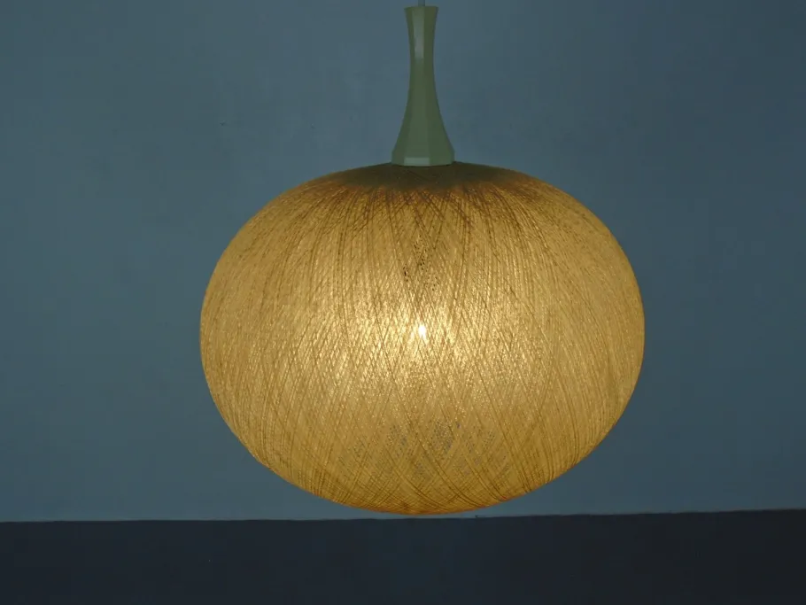 Discount Pamono Spun Fiberglass Pendant Lamp, Germany, 1960s