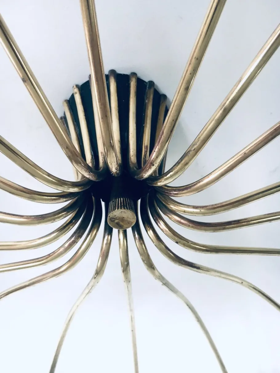 New Pamono Sputnik 18-Arm Ceiling Lamp from Kaiser Leuchten, Germany, 1950s