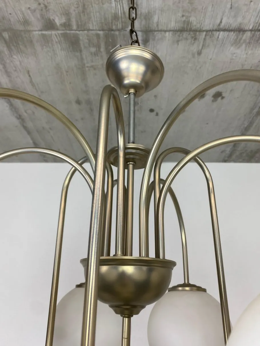 Best Pamono Sputnik Chandelier attributed to Jaroslav Bejvl for Kamenický Šenov, 1940s